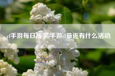 cf手游每日抽奖,手游cf最近有什么活动