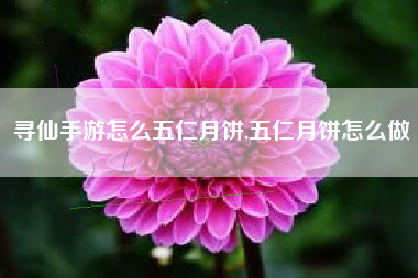 寻仙手游怎么五仁月饼,五仁月饼怎么做
