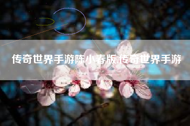 传奇世界手游陈小春版,传奇世界手游