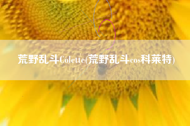 荒野乱斗Colette(荒野乱斗cos科莱特)