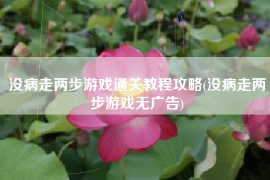 没病走两步游戏通关教程攻略(没病走两步游戏无广告)