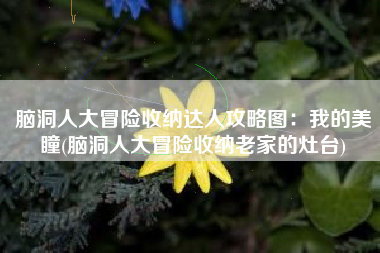 脑洞人大冒险收纳达人攻略图：我的美瞳(脑洞人大冒险收纳老家的灶台)