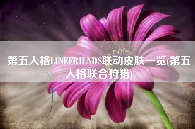 第五人格LINEFRIENDS联动皮肤一览(第五人格联合狩猎)