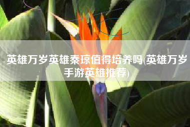 英雄万岁英雄秦琼值得培养吗(英雄万岁手游英雄推荐)