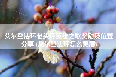 艾尔登法环老头环英雄之歌奖励及位置分享 (艾尔登法环怎么踢盾)