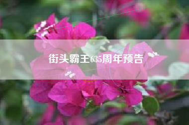 街头霸王635周年预告