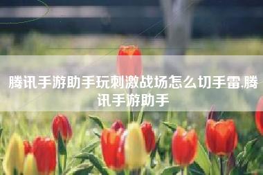 腾讯手游助手玩刺激战场怎么切手雷,腾讯手游助手