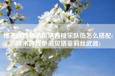 终末阵线伊诺贝塔茜桃乐队伍怎么搭配(终末阵线伊诺贝塔菲莉丝武器)