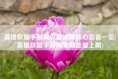 英雄联盟手游海克斯冰巢核心装备一览(英雄联盟手游海克斯能量上限)