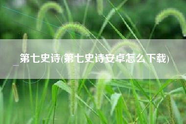 第七史诗(第七史诗安卓怎么下载)