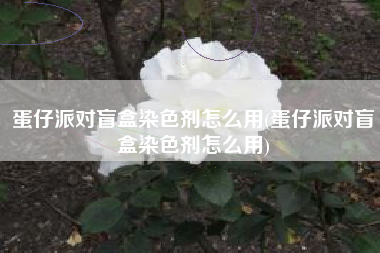 蛋仔派对盲盒染色剂怎么用(蛋仔派对盲盒染色剂怎么用)