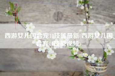 西游女儿国合宠10技能最新(西游女儿国合宠10技能视频)
