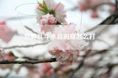 荒野乱斗水晶洞窟怎么打