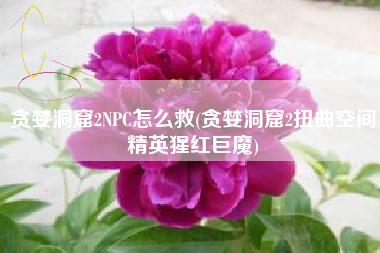 贪婪洞窟2NPC怎么救(贪婪洞窟2扭曲空间精英猩红巨魔)