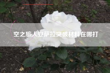 空之旅人安萨拉突破材料在哪打