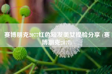 赛博朋克2077红色短发美女捏脸分享 (赛博朋克2077)