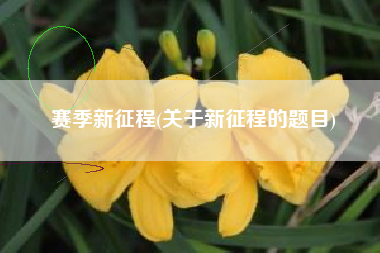 赛季新征程(关于新征程的题目)