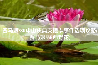 赛马娘SSR中山庆典支援卡事件选项攻略(赛马娘SSR西野花)