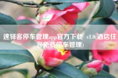 速驿客停车管理app官方下载  v1.0(酒店住客免费停车管理)