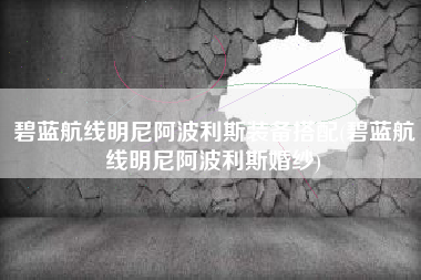 碧蓝航线明尼阿波利斯装备搭配(碧蓝航线明尼阿波利斯婚纱)