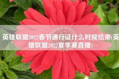英雄联盟2022春节通行证什么时候结束(英雄联盟2022夏季赛直播)