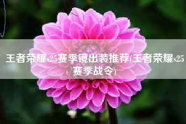 王者荣耀s25赛季镜出装推荐(王者荣耀s25赛季战令)