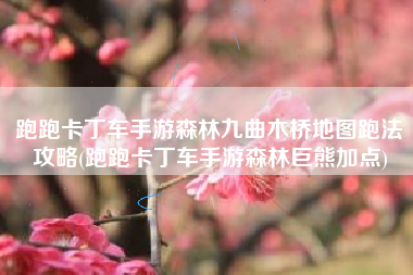 跑跑卡丁车手游森林九曲木桥地图跑法攻略(跑跑卡丁车手游森林巨熊加点)