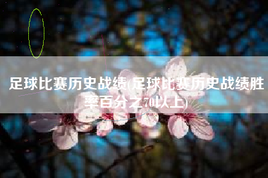 足球比赛历史战绩(足球比赛历史战绩胜率百分之70以上)