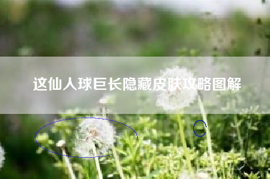 这仙人球巨长隐藏皮肤攻略图解