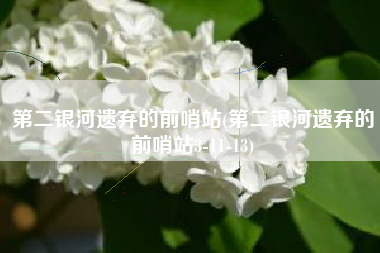 第二银河遗弃的前哨站(第二银河遗弃的前哨站3-11-13)