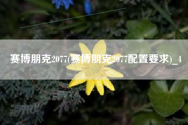 赛博朋克2077(赛博朋克2077配置要求)_4