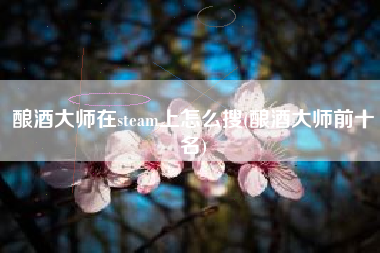 酿酒大师在steam上怎么搜(酿酒大师前十名)
