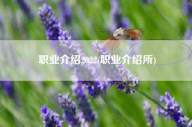 职业介绍2022(职业介绍所)