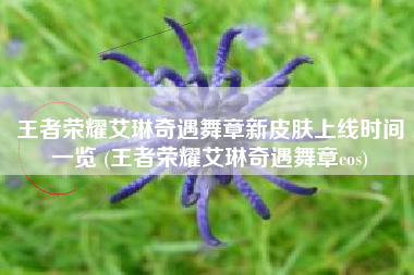 王者荣耀艾琳奇遇舞章新皮肤上线时间一览 (王者荣耀艾琳奇遇舞章cos)