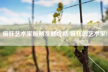 疯狂艺术家前期发展攻略(疯狂的艺术家)