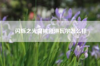 闪烁之光魔械师琳瓦尔怎么样