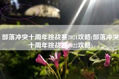 部落冲突十周年挑战赛2021攻略(部落冲突十周年挑战赛2022攻略)