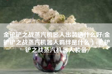 金铲铲之战蒸汽机器人出装选什么好(金铲铲之战蒸汽机器人羁绊是什么）(金铲铲之战蒸汽机器人装备)