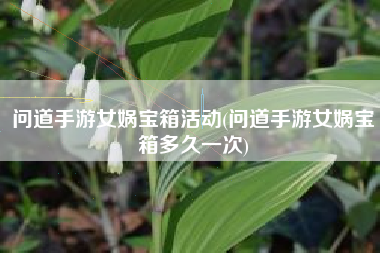 问道手游女娲宝箱活动(问道手游女娲宝箱多久一次)