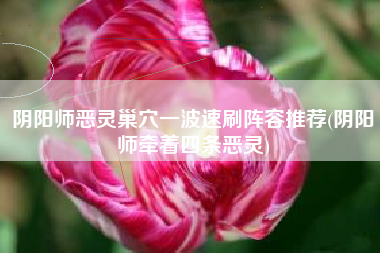 阴阳师恶灵巢穴一波速刷阵容推荐(阴阳师牵着四条恶灵)