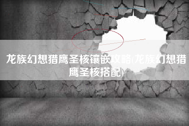 龙族幻想猎鹰圣核镶嵌攻略(龙族幻想猎鹰圣核搭配)