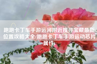 跑跑卡丁车手游运河附近搜寻宝藏最新位置攻略大全(跑跑卡丁车手游运动芯片属性)