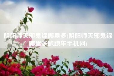 阴阳师天邪鬼绿哪里多(阴阳师天邪鬼绿哪里多跑跑车手机网)