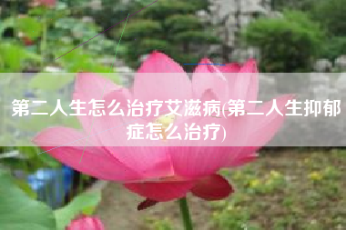 第二人生怎么治疗艾滋病(第二人生抑郁症怎么治疗)
