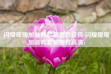 闪耀暖暖加油鸭套装怎么获得(闪耀暖暖加油鸭套装图片高清)
