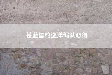 苍蓝誓约巡洋编队心得