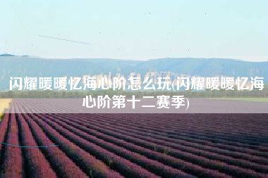 闪耀暖暖忆海心阶怎么玩(闪耀暖暖忆海心阶第十二赛季)