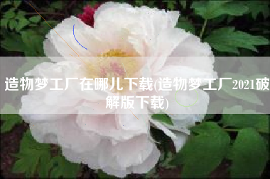 造物梦工厂在哪儿下载(造物梦工厂2021破解版下载)