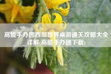 高能手办团西部世界桌游通关攻略大全详解(高能手办团下载)