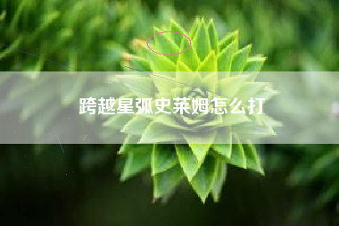 跨越星弧史莱姆怎么打
